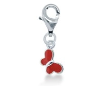 Butterfly Shaped Silver Charms CH-28